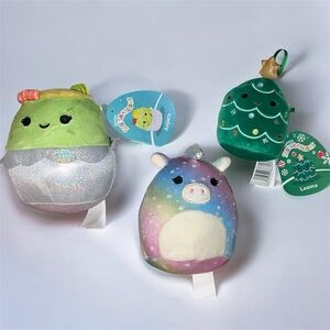 Squishmallow Lot of 3 Small 5” Plush Toys